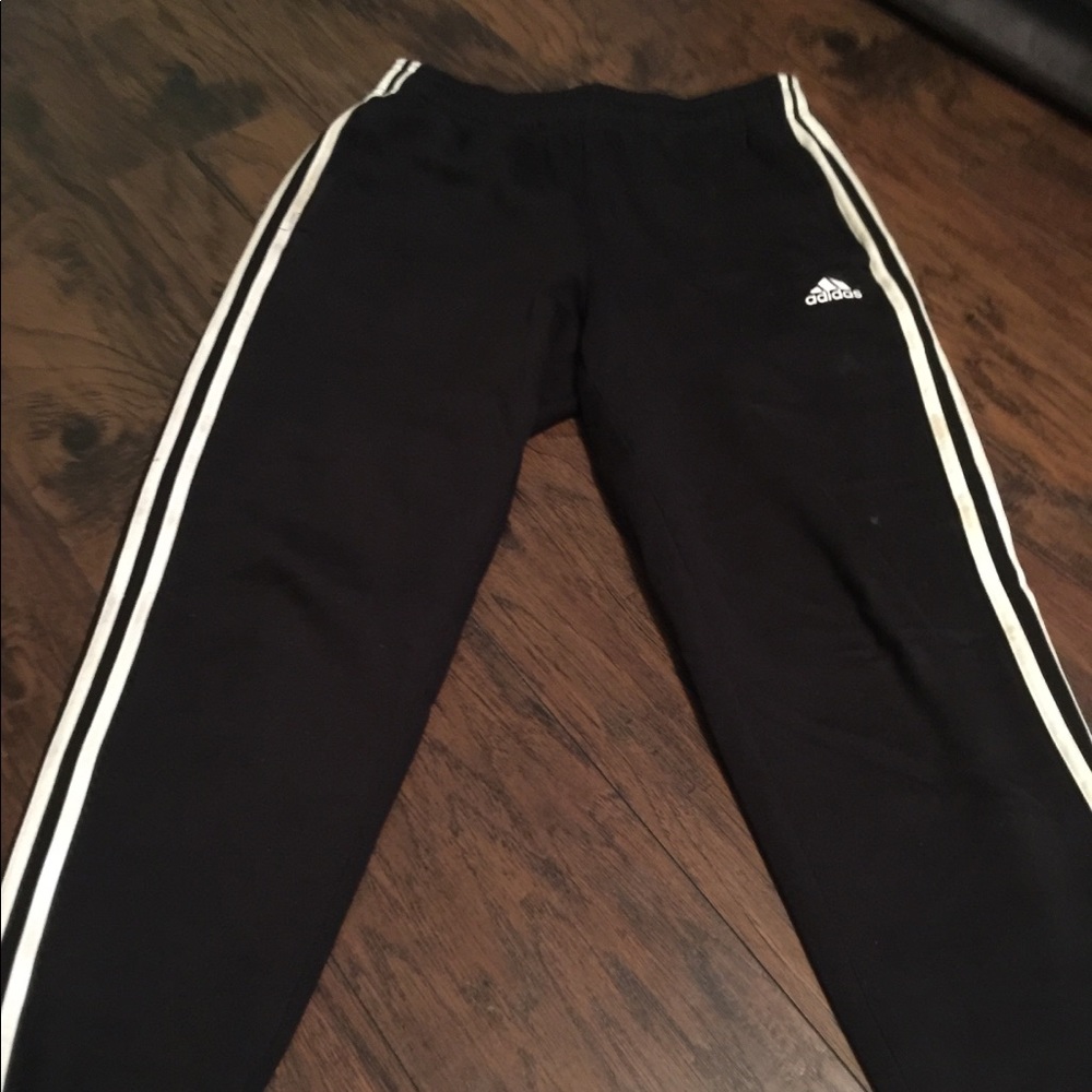 Adidas black sweat pants